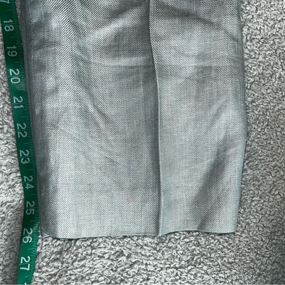 LOFT Gray Ankle Cropped Pants Tailored Design - Picture 7 of 7